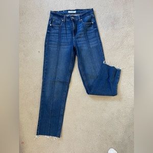 Dynamite cropped blue jeans